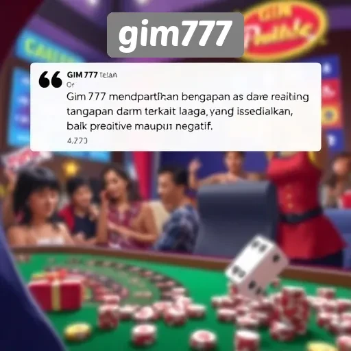 Tanggapan Pengguna Terhadap Layanan di Gim777
